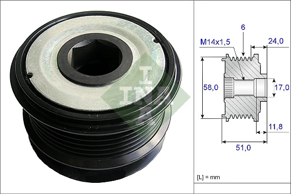 Alternator Freewheel Clutch